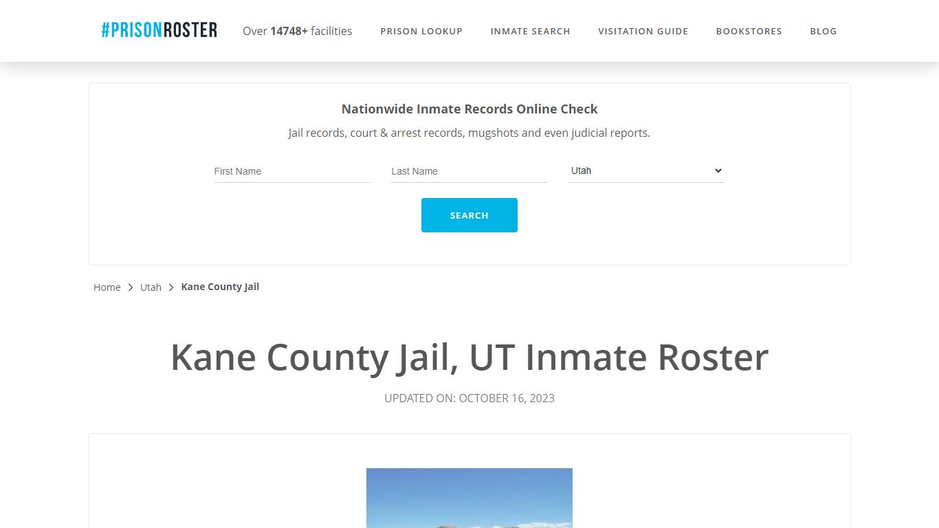 Kane County Jail, UT Inmate Roster - Prisonroster